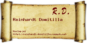 Reinhardt Domitilla névjegykártya